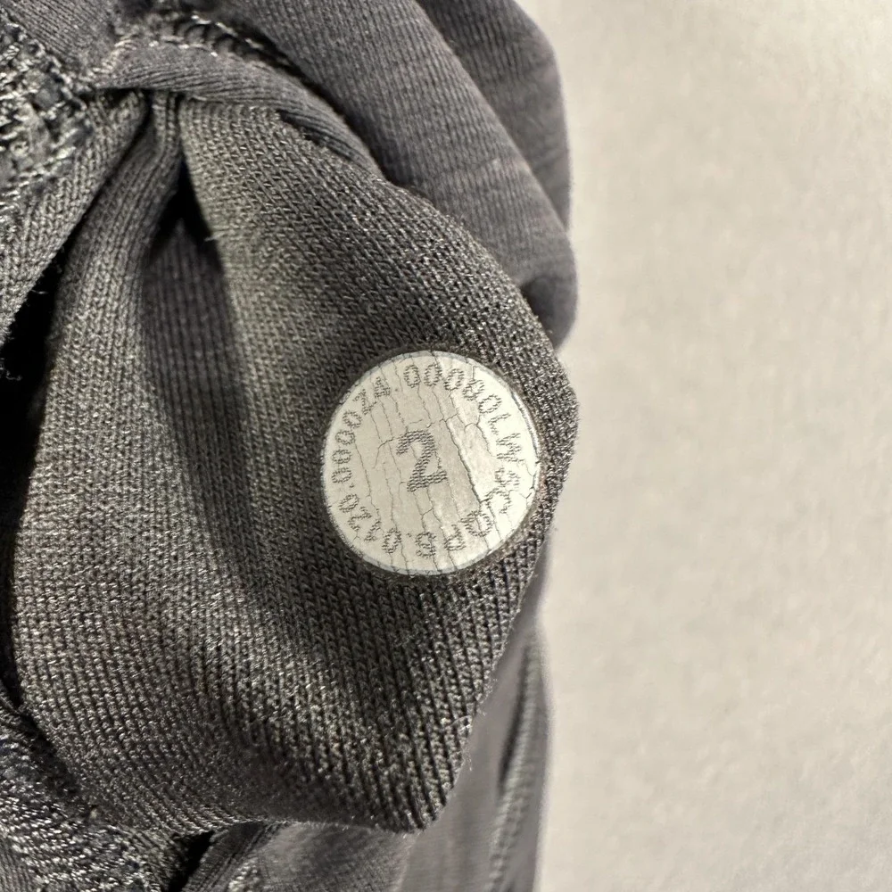 Lululemon Leggings Womens 2 Gray High Rise Ankle Nylon Spandex Yoga Running